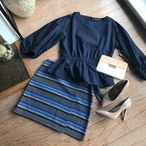 Banana Republic Lantern Sleeve Top